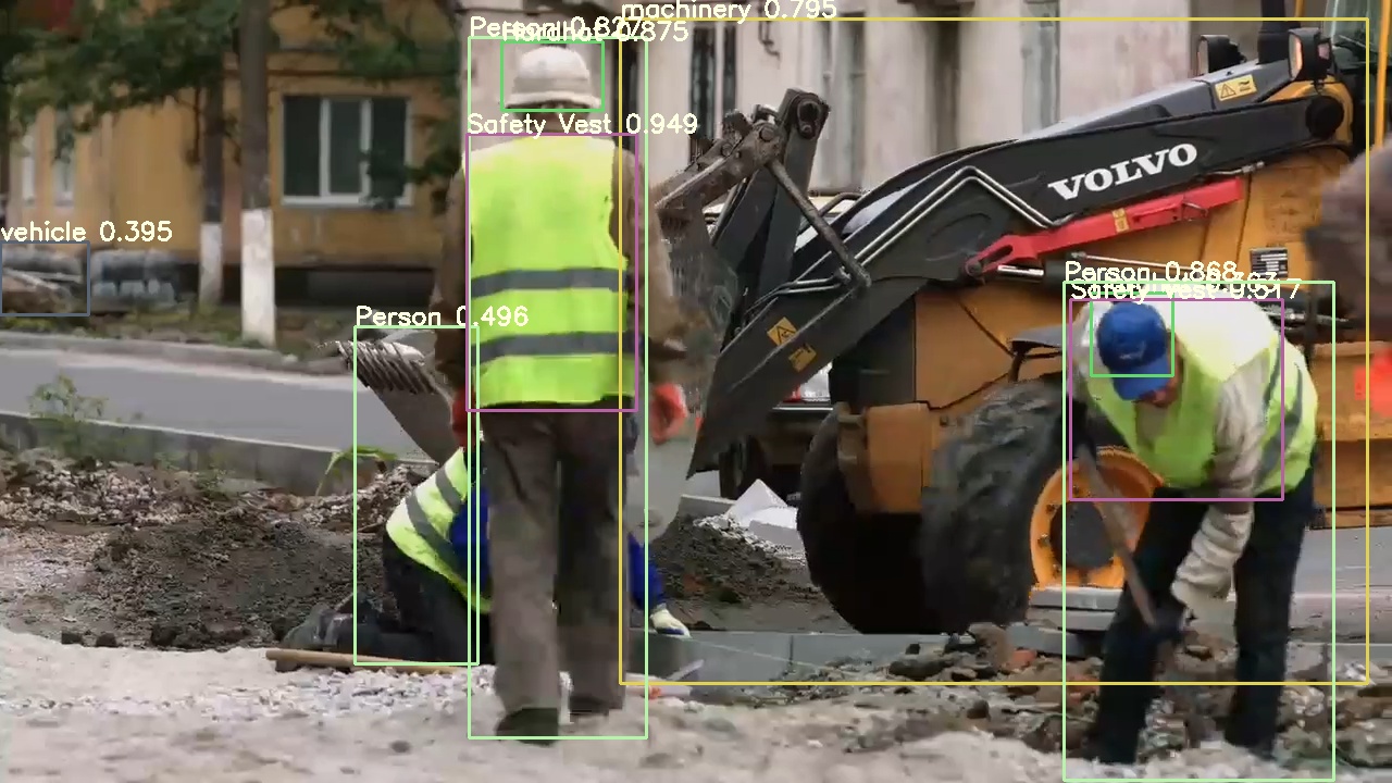 Worker flagged for proximity to an active excavator